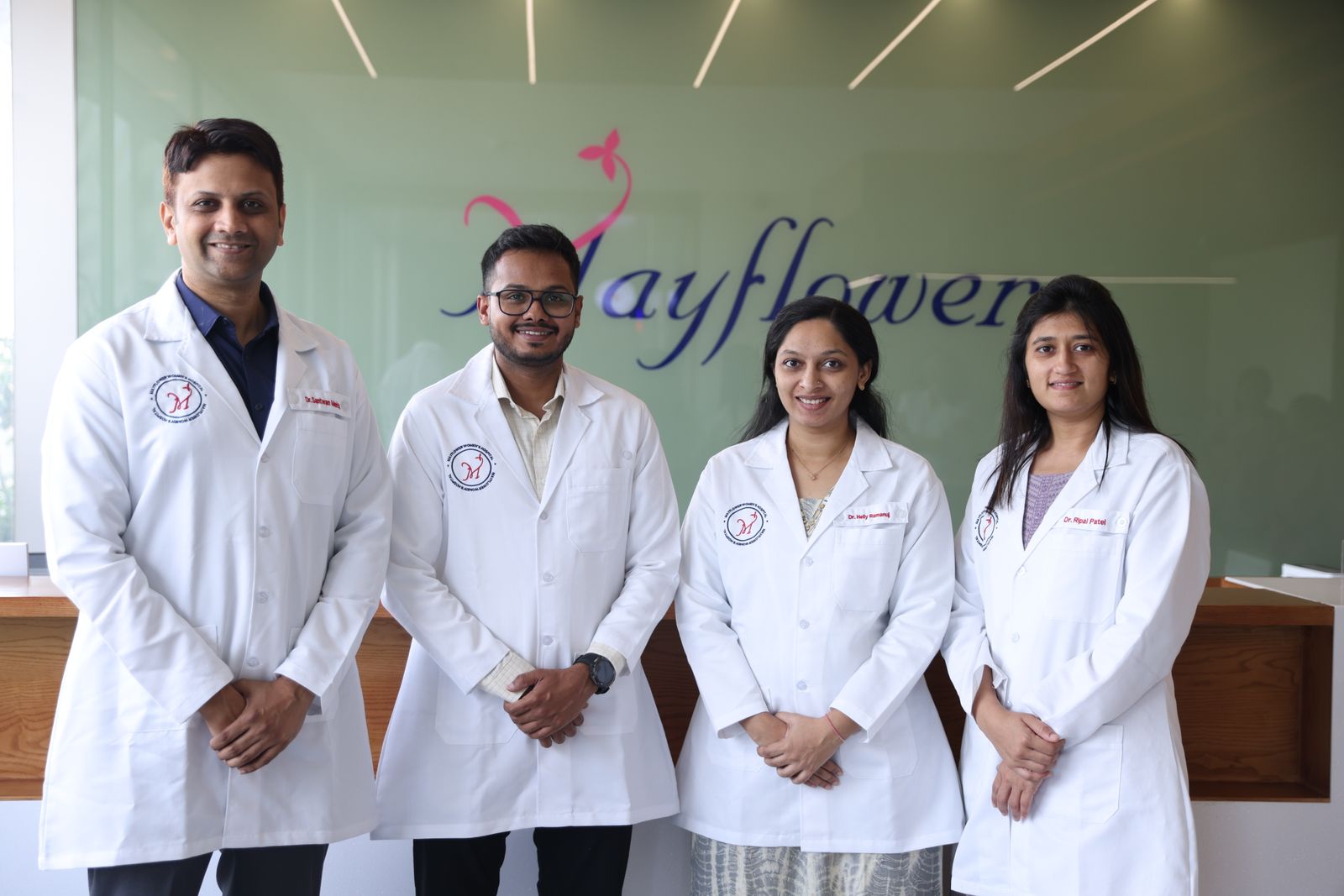 Indian home healthcare team assisting patient